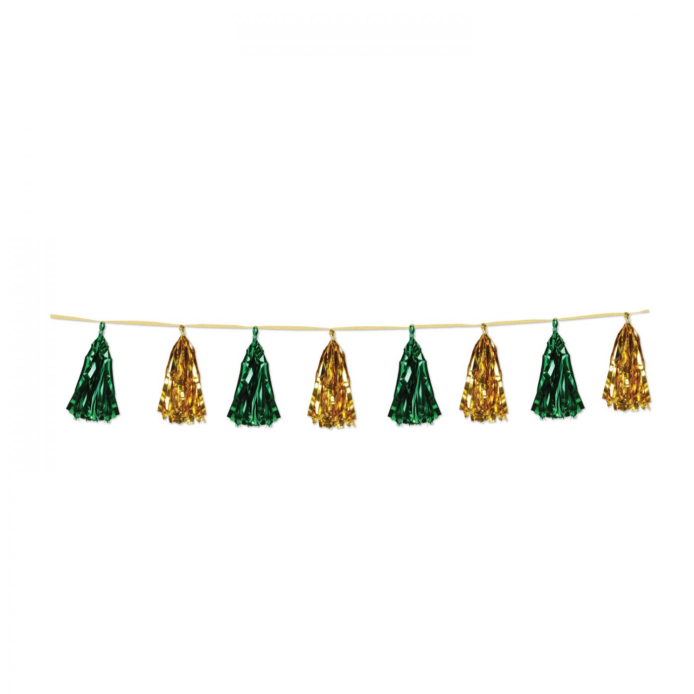 metallic tassel garland