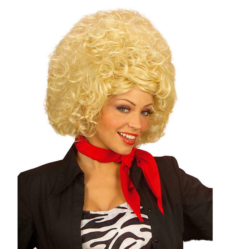 Country Diva Dolly Parton Style Blonde Curly Wig 8003558063598 Ebay